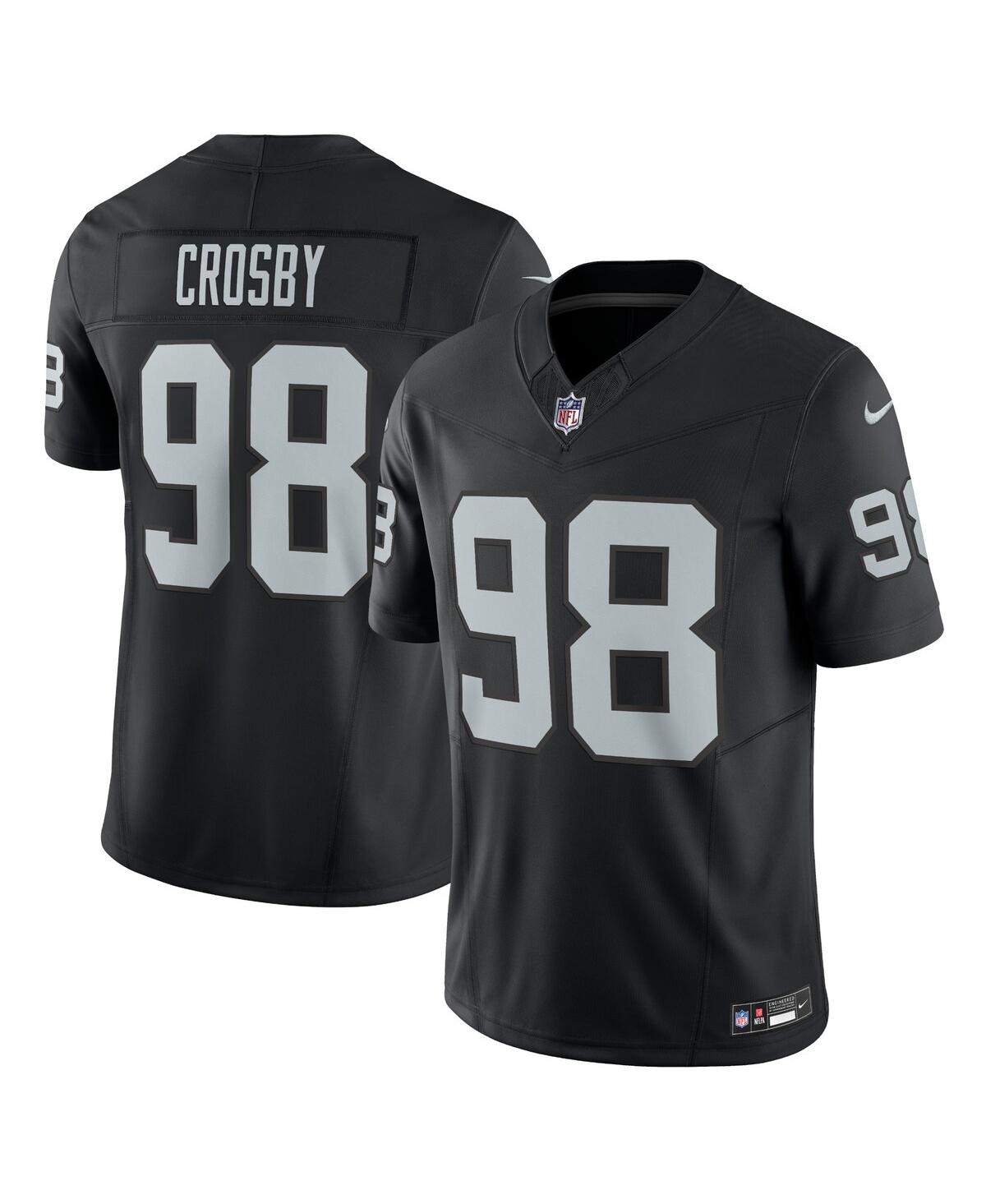 Men's Nike Maxx CrosbyLas Vegas Raiders Vapor F.u.s.e. Limited Jersey - Black
