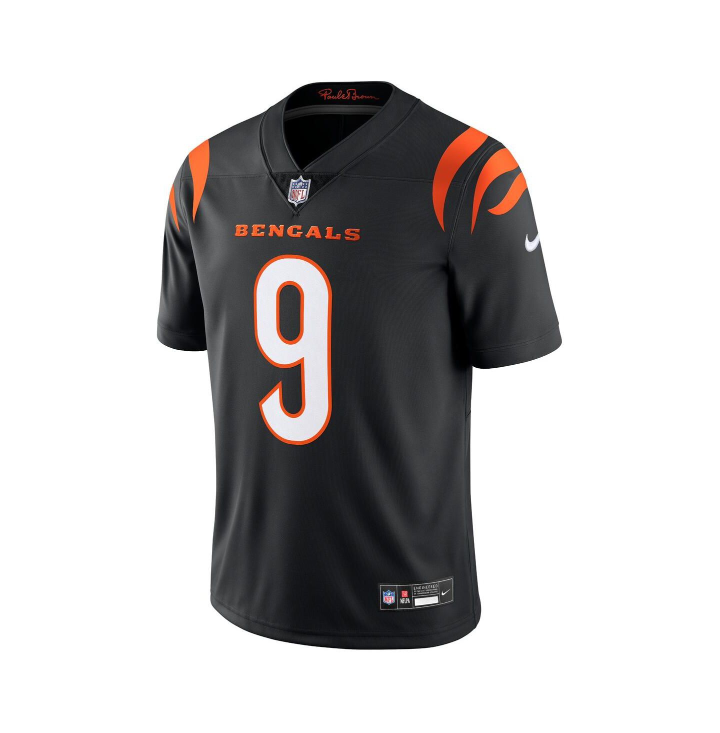 Мужской топ Nike Joe Burrow Cincinnati Bengals Vapor Untouchable Limited Jersey, цвет: Чёрный — фото 2
