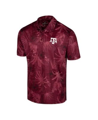 Men's Maroon Texas A&M Aggies Big and Tall Palms Polo Shirt
