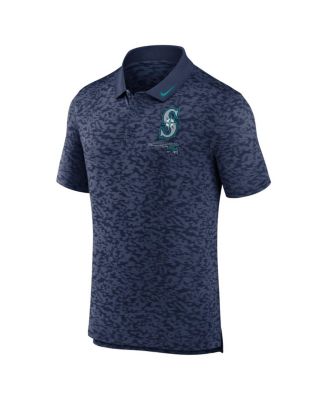 Men's Navy Seattle Mariners Next Level Polo Shirt