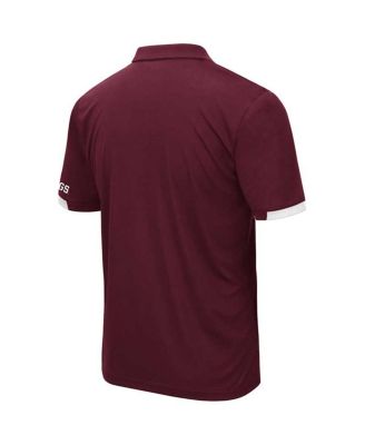 Men's Maroon Mississippi State Bulldogs Big and Tall Santry Polo Shirt