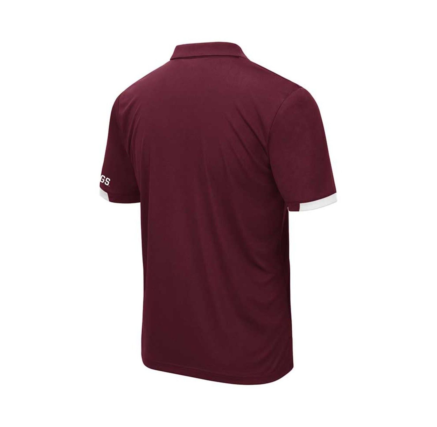 Men's Maroon Mississippi State Bulldogs Big and Tall Santry Polo Shirt