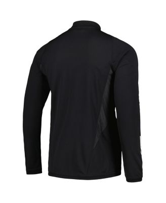 Men's Black San Jose Earthquakes 2023 On-Field AEROREADY Full-Zip Training Top