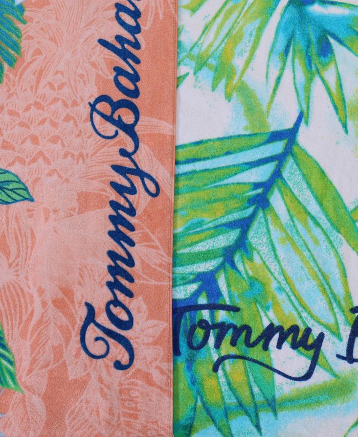 Tommy Bahama Home Pineapple Splash and Baja Island Cotton Terry Beach