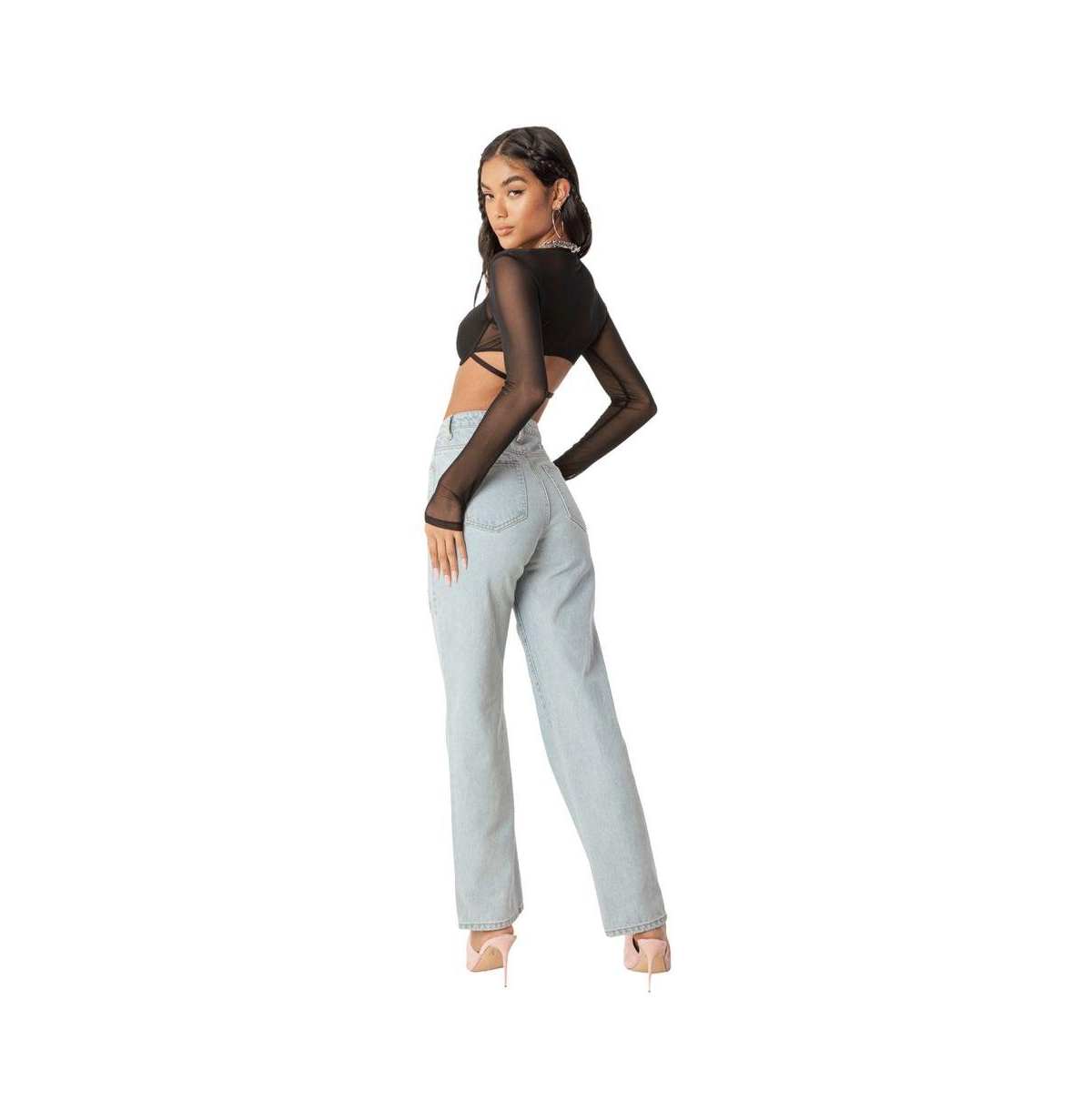 Women's Mesh Top With Cups