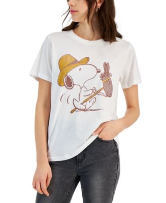 Grayson Threads, The Label Juniors' Snoopy Horse Graphic T-Shirt - Macy's