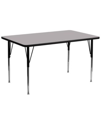 30X72 Rectangle Laminate Adjustable Activity Table