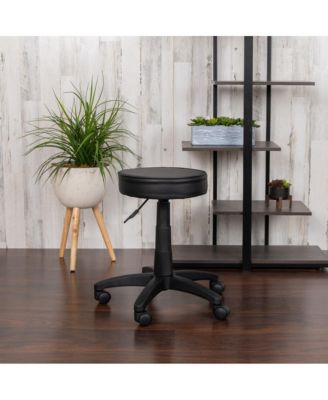 Adjustable Doctors Stool On Wheels With Ergonomic Molded Seat