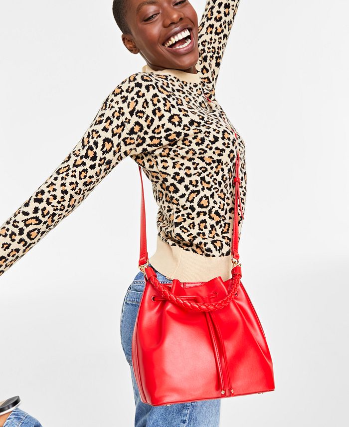 Macys top bucket bag