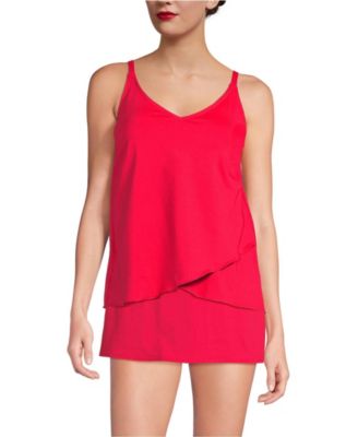 Women's Tulip Hem Tankini Top