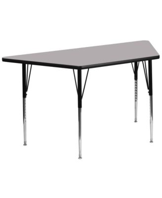29X57 Trapezoid Laminate Adjustable Activity Table