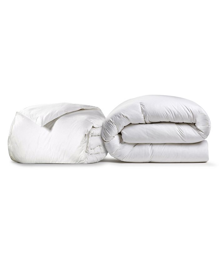 Ella Jayne Luxury White Down Comforter and Featherbed Bundle Collection