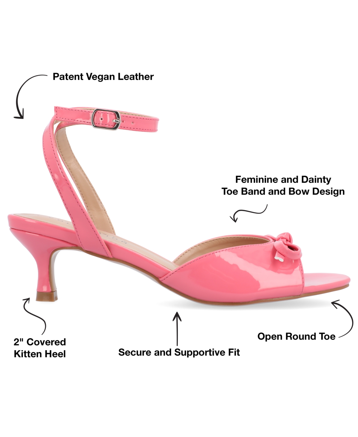 Journee Collection Women's Jennifer Ankle Strap Sandals