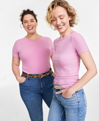 On 34th - Women's Short-Sleeve Ribbed T-Shirt