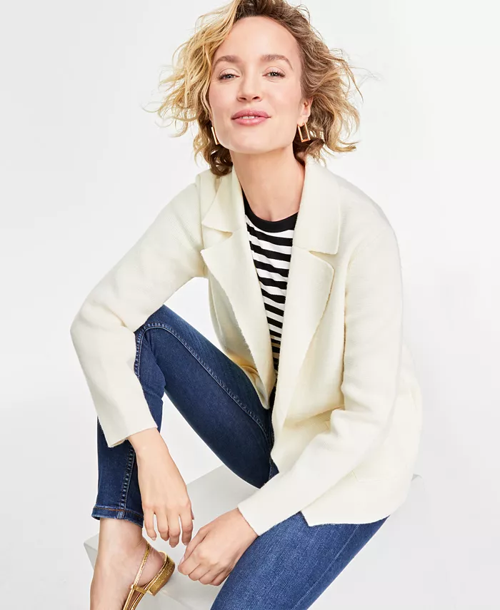 Women's Sweater Blazer - thumbnail 8