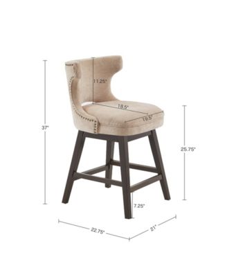 Emmett 25.75" High Swivel Counter Stool