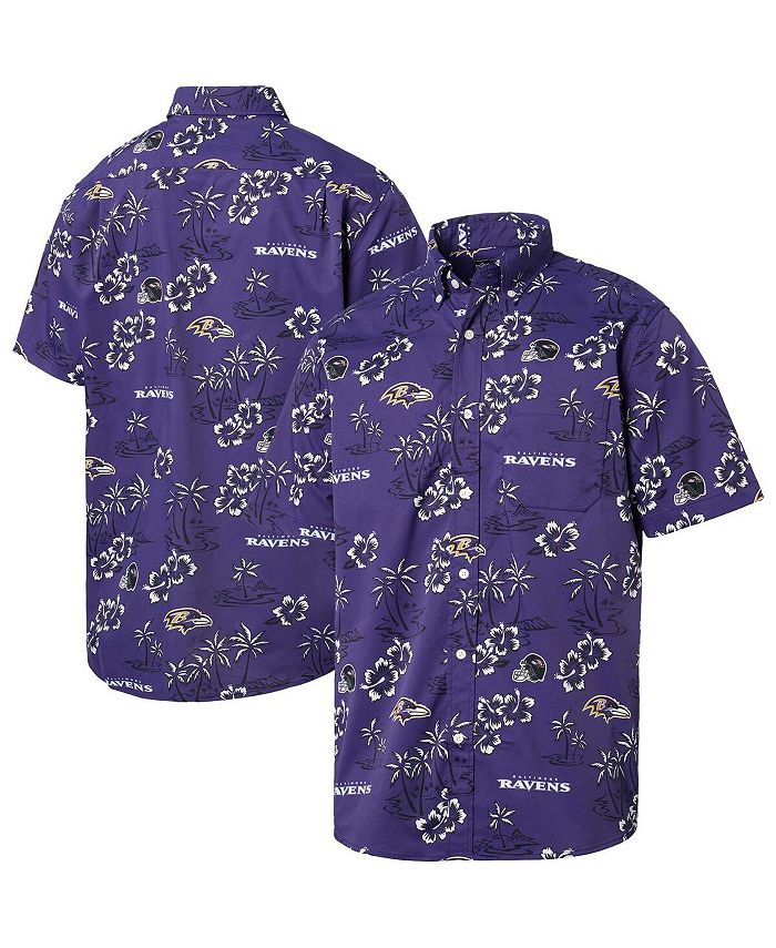 Reyn Spooner Purple Baltimore Ravens Kekai Button-up Shirt in Blue for Men