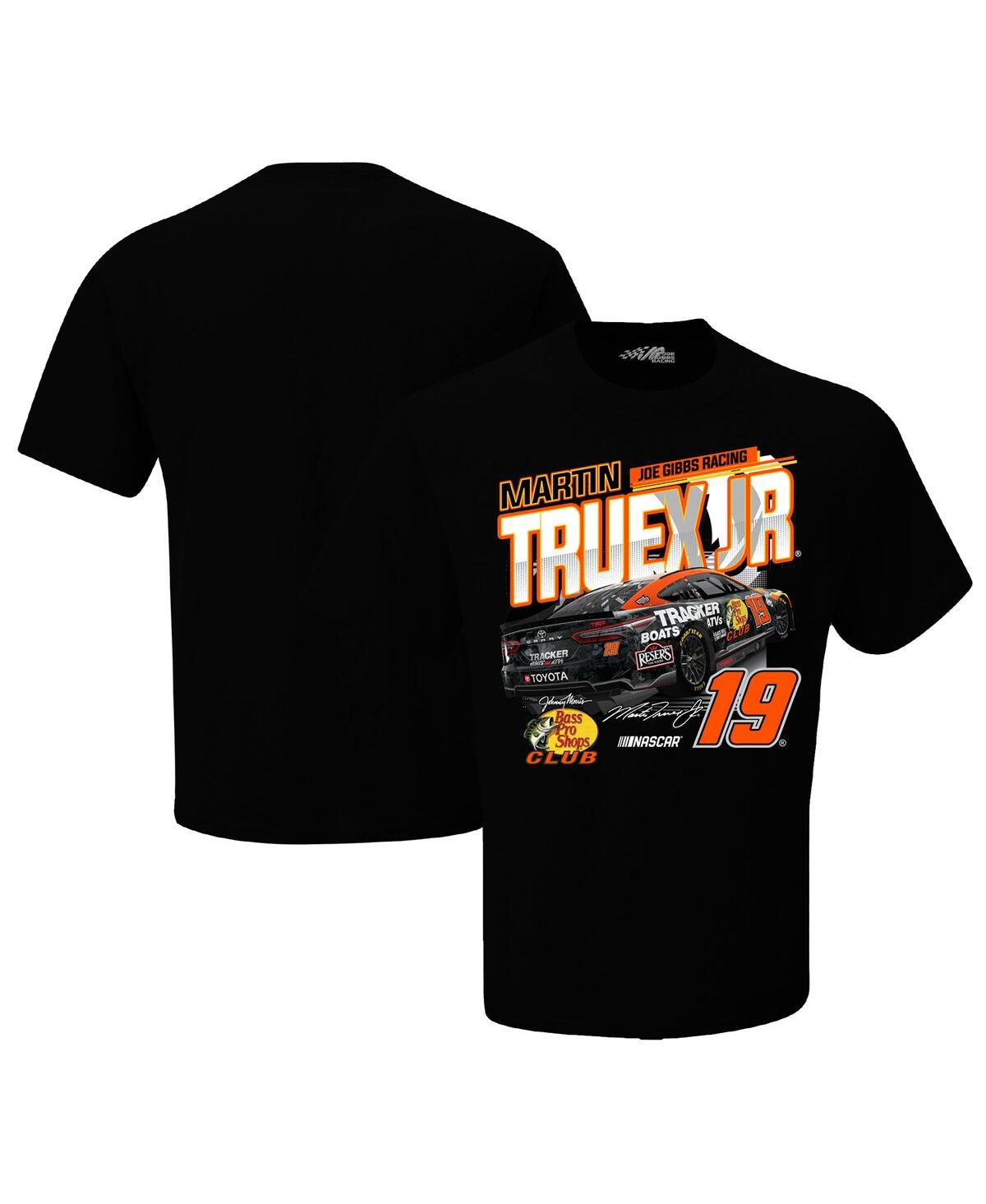 Shop Joe Gibbs Racing Team Collection Men's  Black Martin Truex Jr Speed T-shirt