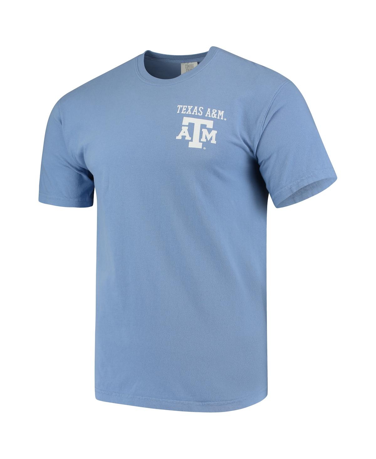 Image One Men's Blue Texas A&m Aggies Flag Local Comfort Color T-shirt In Blue