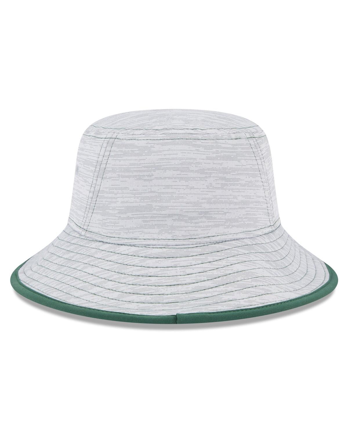 New Era Gray Green Bay Packers Game Bucket Hat In Gray
