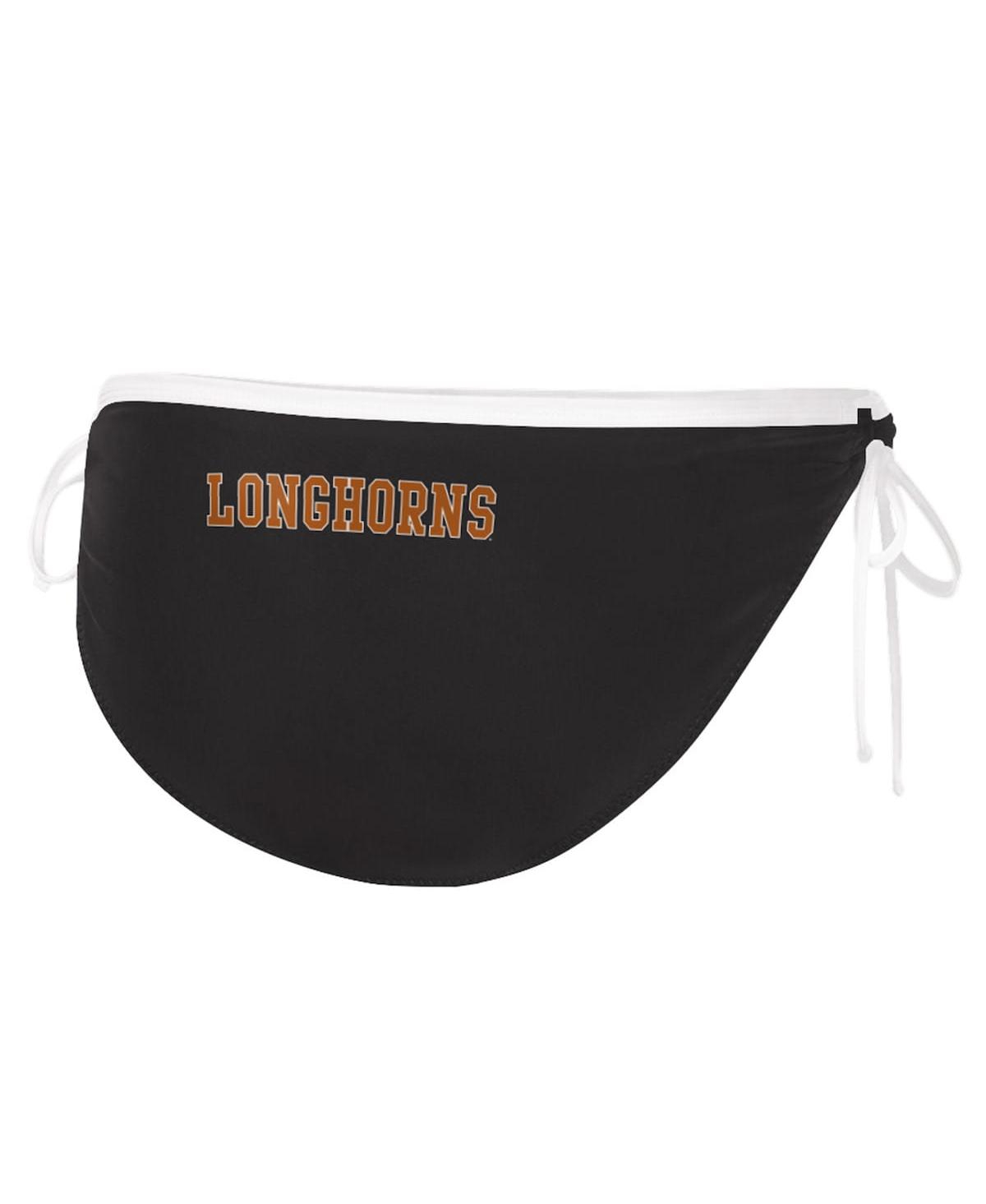 G-iii 4her By Carl Banks Black Texas Longhorns Perfect Match Bikini Bottom In Black