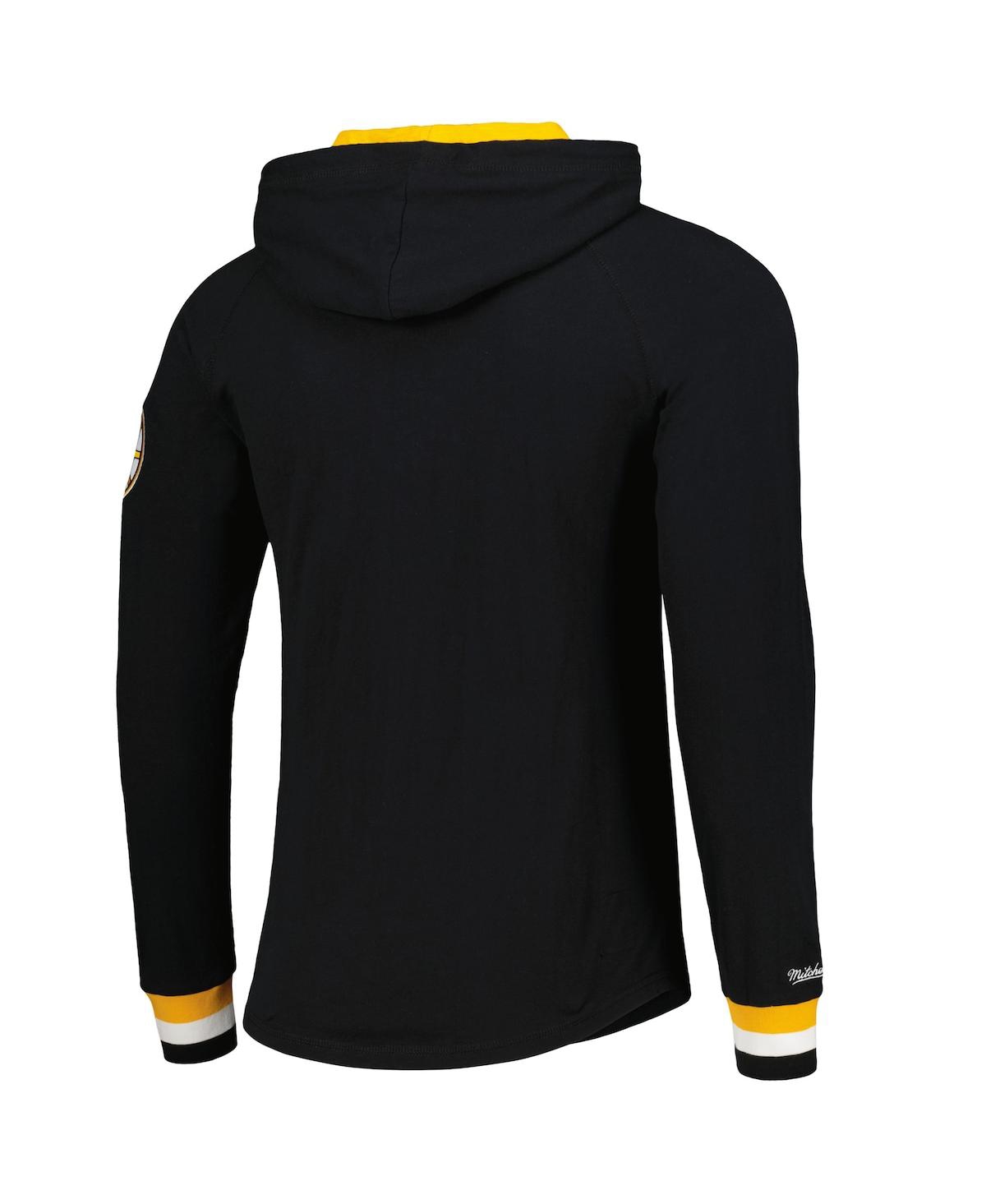 Mitchell & Ness Men's  Black Pittsburgh Penguins Big And Tall Legendary Raglan Pullover Hoodie In Black