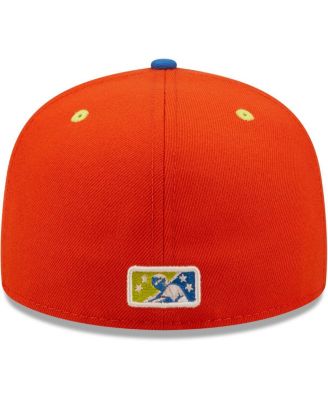 Men's Orange, Blue Calaveras de West Michigan Copa De La Diversion 59FIFTY Fitted Hat