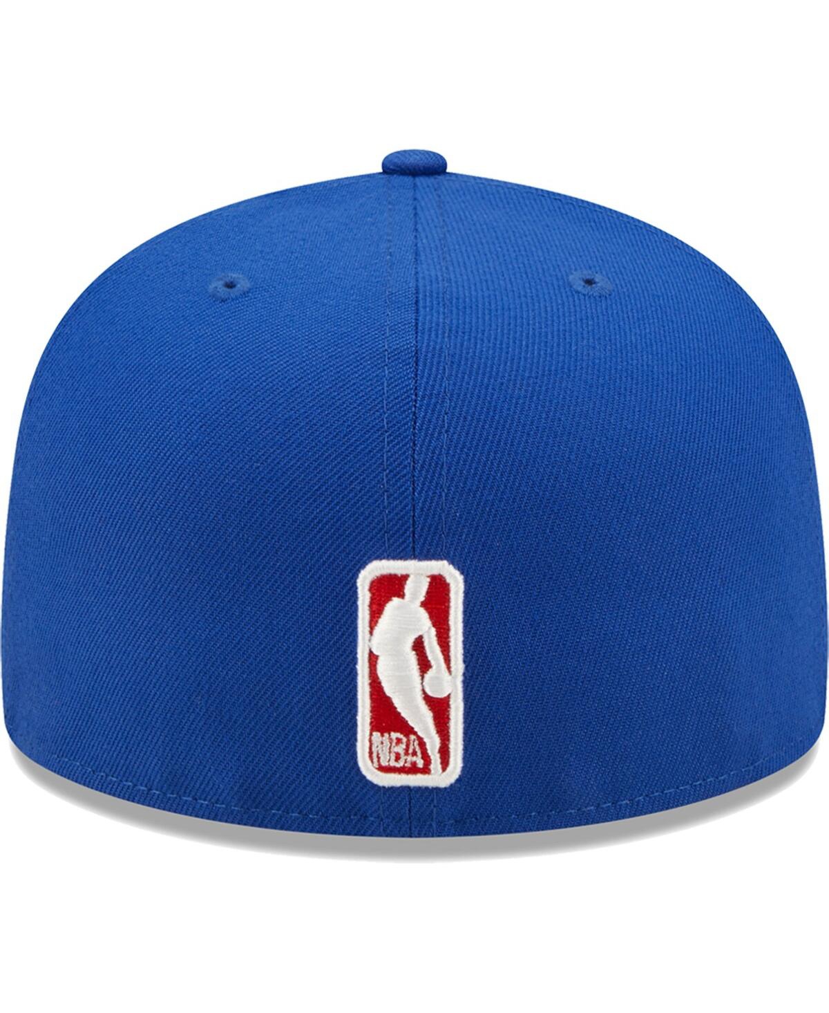 New Era Men's  Royal Philadelphia 76ers Fall 22 Identity 59fifty Fitted Hat In Royal