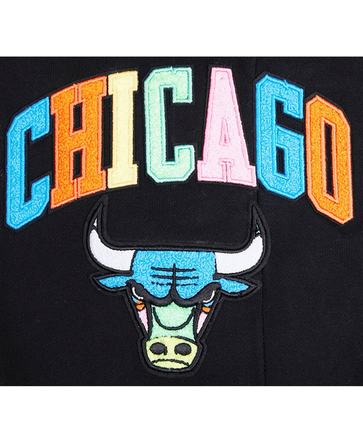 Shop Pro Standard Men's  Black Chicago Bulls Washed Neon Sweatpants