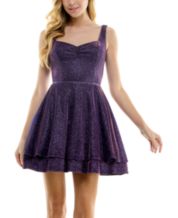 Macys purple outlet dresses