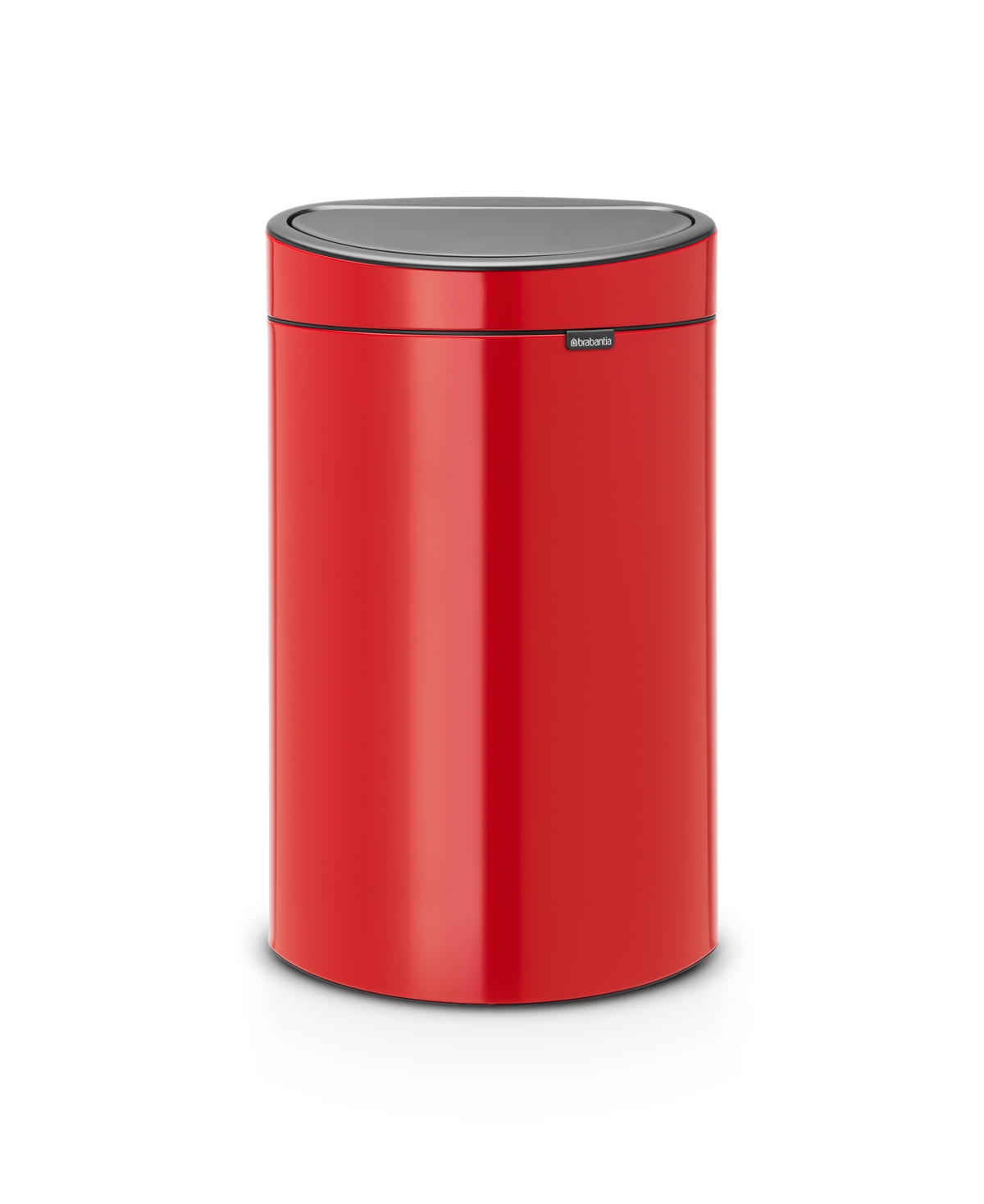 Brabantia Touch Top Trash Can New, 10.6 Gallon, 40 Liter In Passion Red