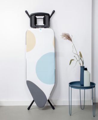 Ironing Board C, 49&amp;quot; x 18&amp;quot;, 124 x 45 Centimeter - Solid Steam Iron Rest, 1&amp;quot; 25 Millimeter White Frame