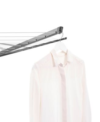 Rotary Lift-O-Matic Clothesline - 164', 50 Meter with Metal Ground Spike, Protective Cover, Peg Bag and Wooden Clothespins Set