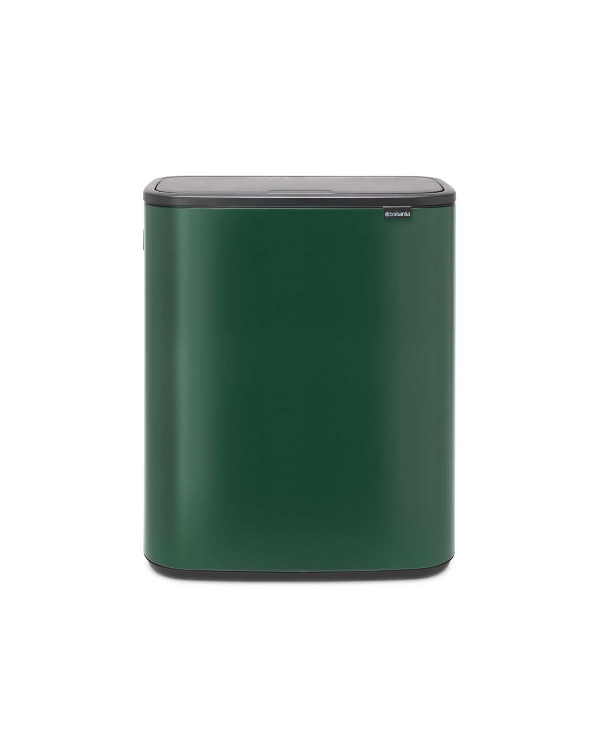 Bo Touch Top Trash Can, 16 Gallon, 60 Liter - Pine Green