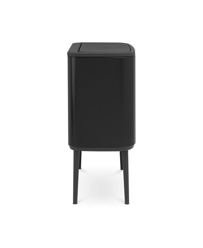 Brabantia Bo Touch Top Multi Compartment Trash Can, 3 x 3 Gallon, 3 x