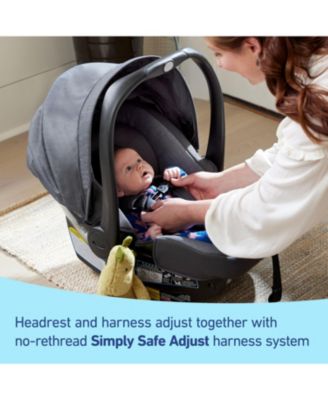 SnugRide DLX Baby Car Seat Featuring Load Leg Technology