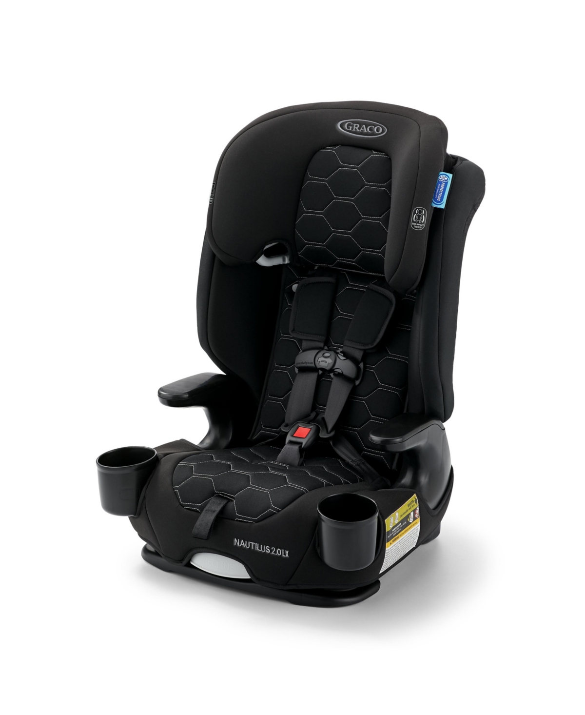 Shop Graco Baby Nautilus 2.0 Lx Featuring Inright Latch 3-in-1 Harness Booster Car Seat In Hex