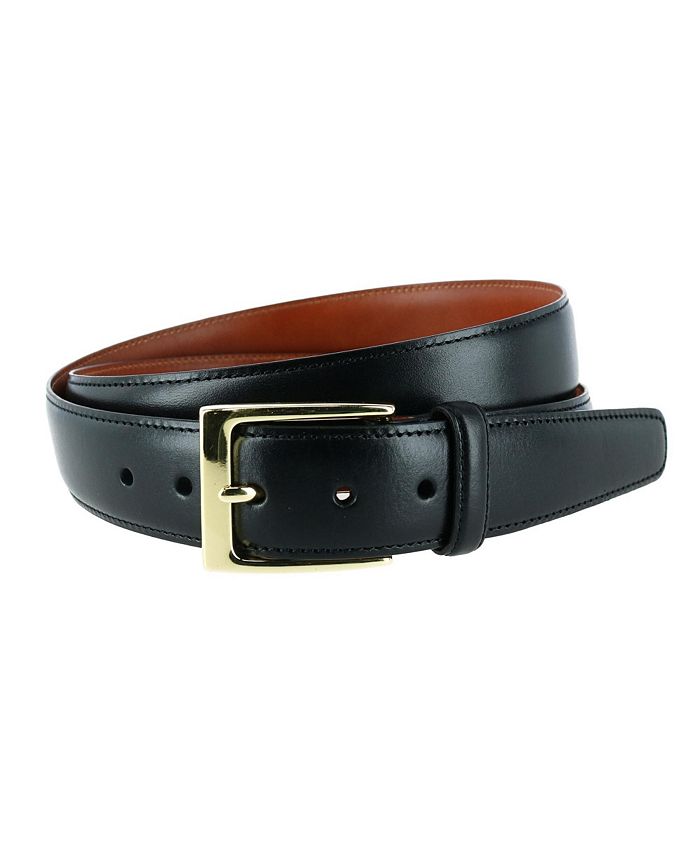 TRAFALGAR Men's Classic 30mm Cortina Leather Belt - Macy's