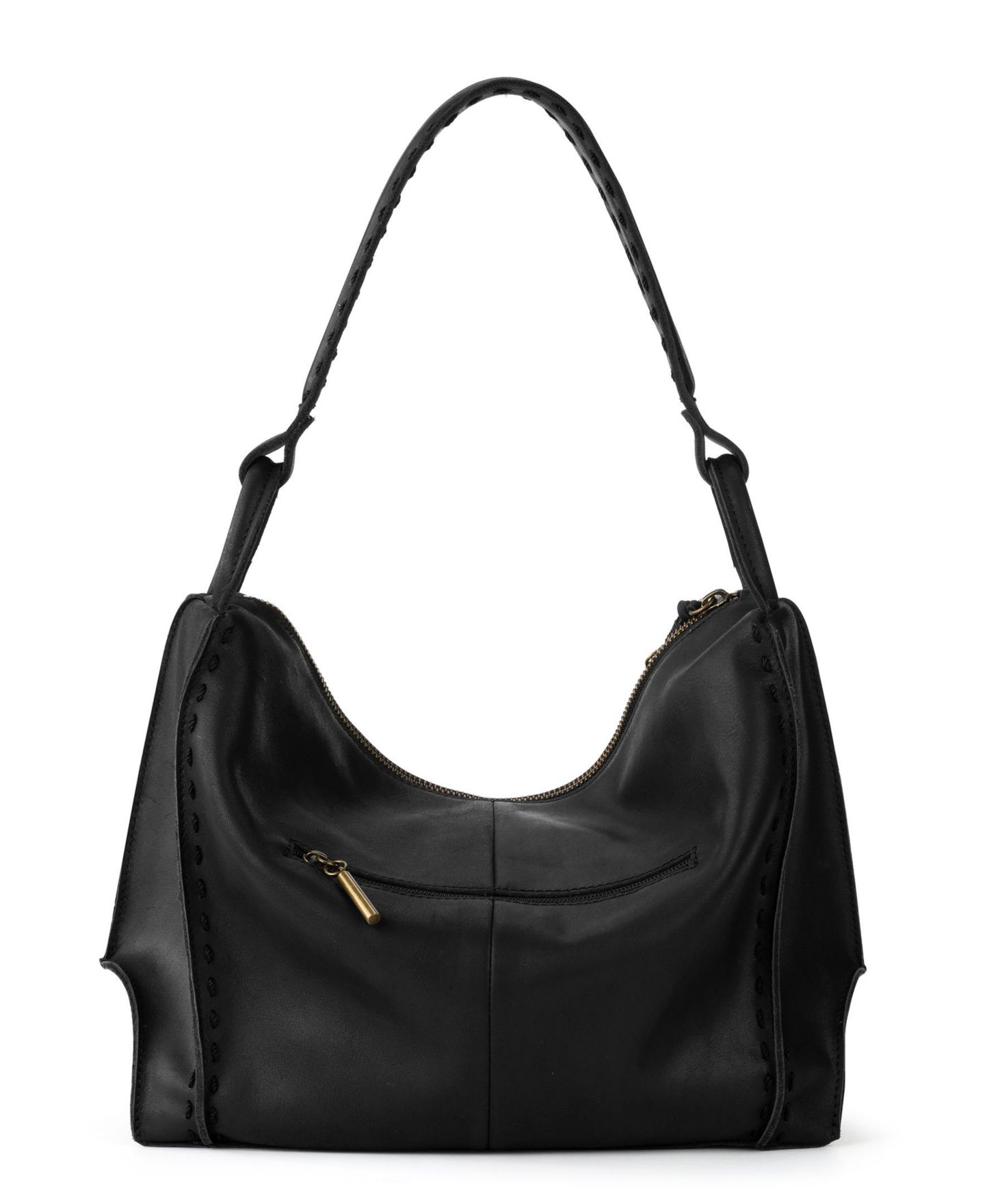Женская сумка The Sak Los Feliz Leather Medium Hobo, цвет: Чёрный — фото 2