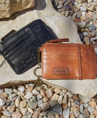 Women's Iris Leather Card Case Wallet