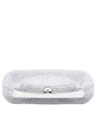 Crystal Minaudiere with Metal Handle