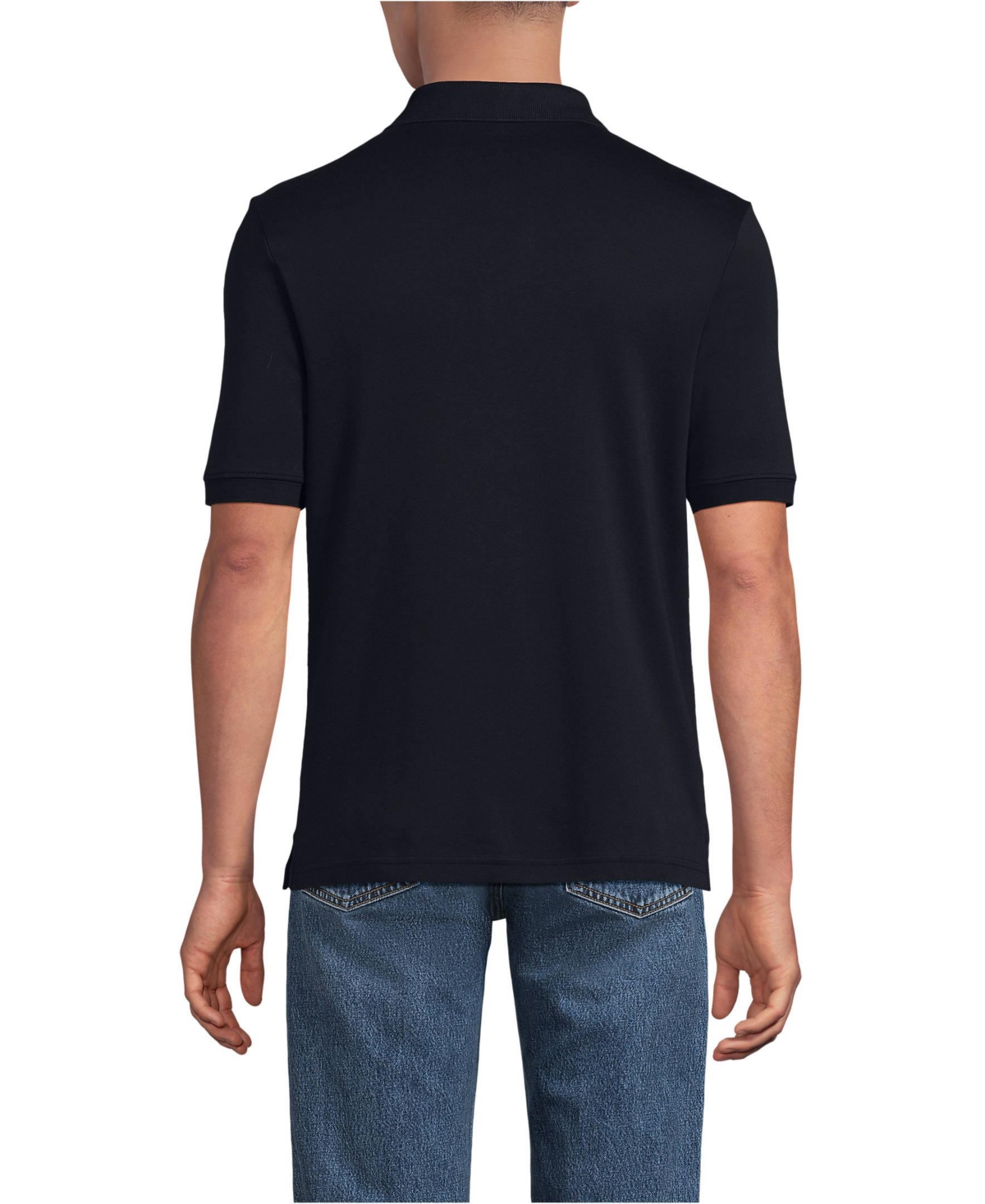 Lands' End Men's Short Sleeve Cotton Supima Polo Shirt