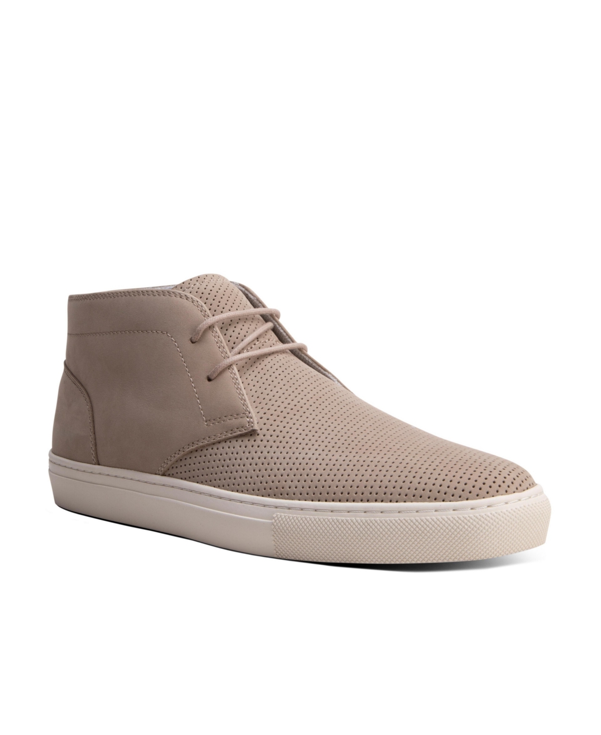 Men's Stanton Casual Leather Mid Top Chukka Sneaker - Navy