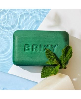 BRIXY Body Wash Bar – Festes Duschstück, Feuchtigkeitsspendend, Vegan, Ohne Plastik & Palmöl, 4 Oz (113 G)