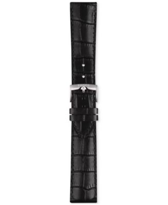 Tissot - Official Interchangeable Black Leather Watch Strap