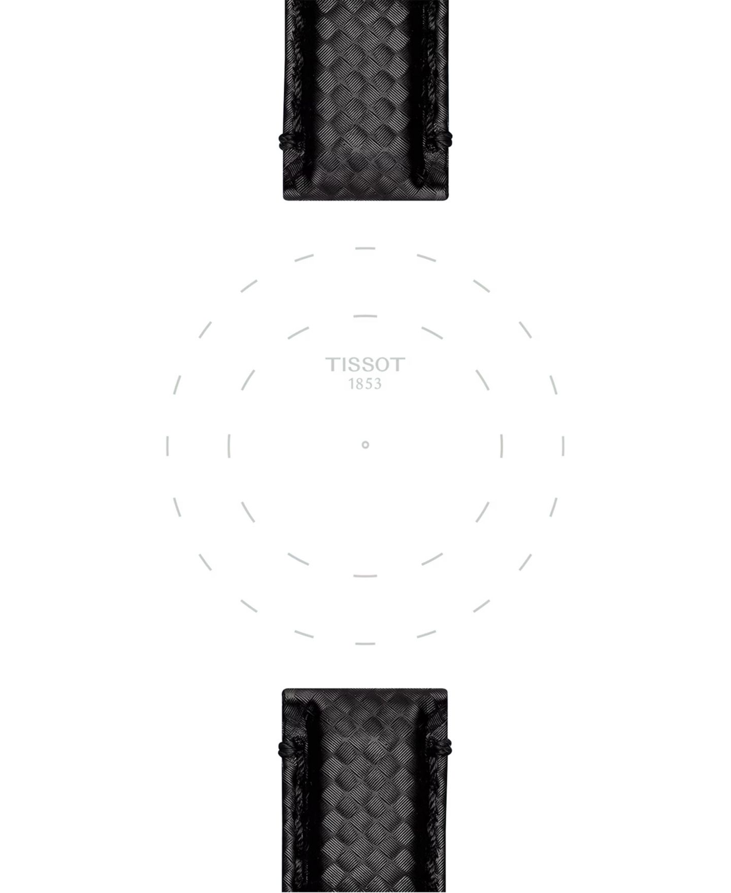 Ремешок для часов Tissot Official Interchangeable Black Fabric Watch Strap — фото 3