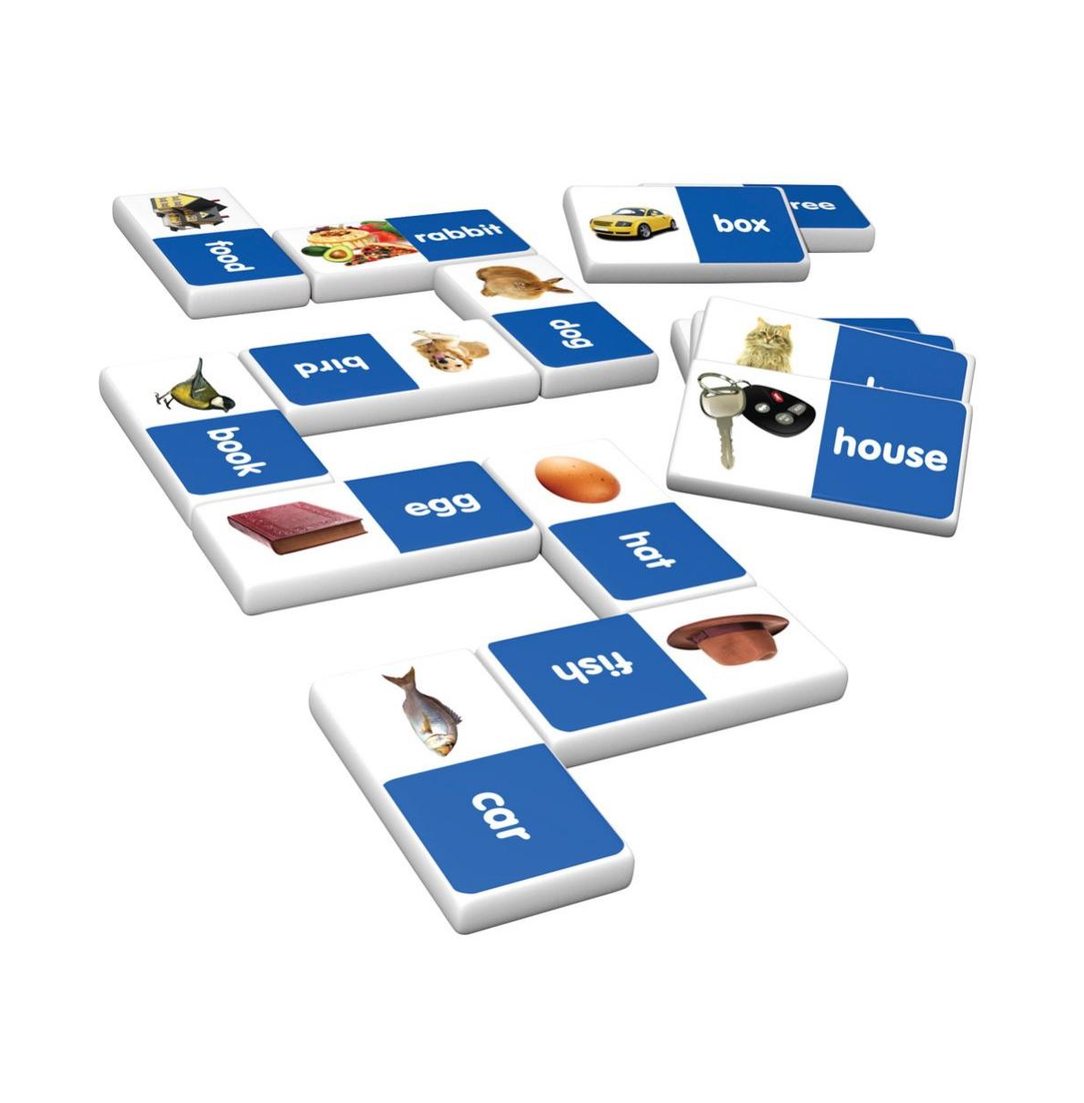 Junior Learning Ten Frame and First Words Dominoes Game Set - 56 Dominoes