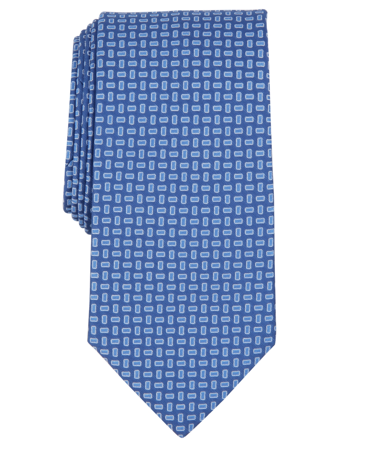 Michael Kors Men's Petrel Mini-print Tie In Blue