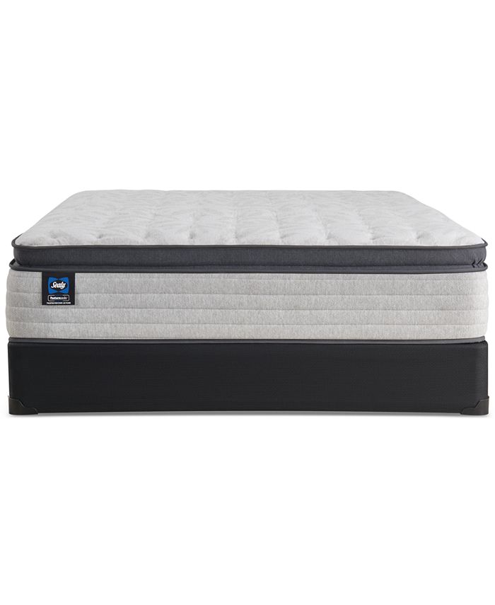 Sealy Spring Bloom Soft Euro Pillow Top 14" Mattress Set Queen Macy's