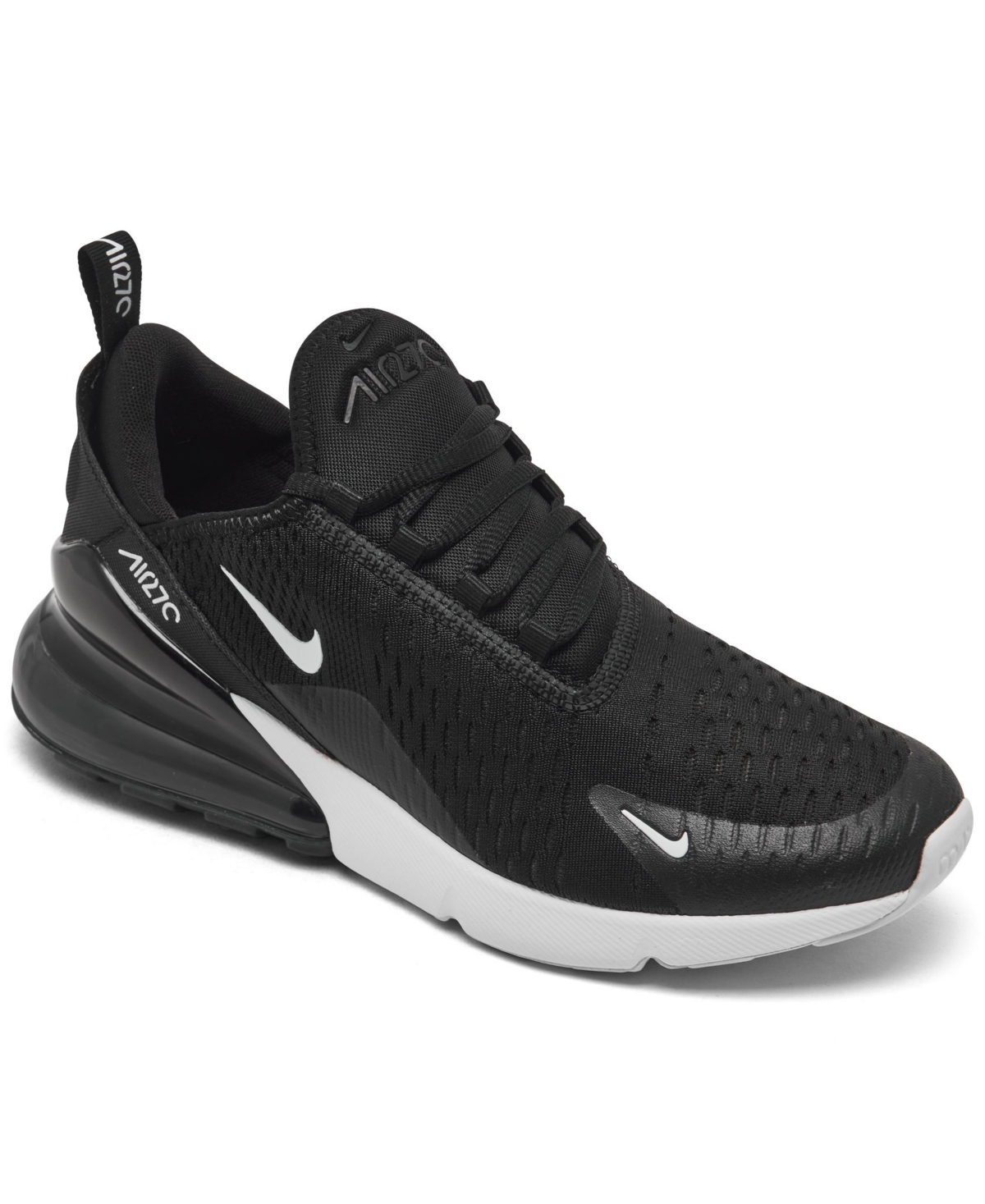 Shop Nike Big Kids Air Max 270 Casual Sneakers From Finish Line In Black
